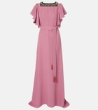 Valentino Cady Couture embellished belted gown