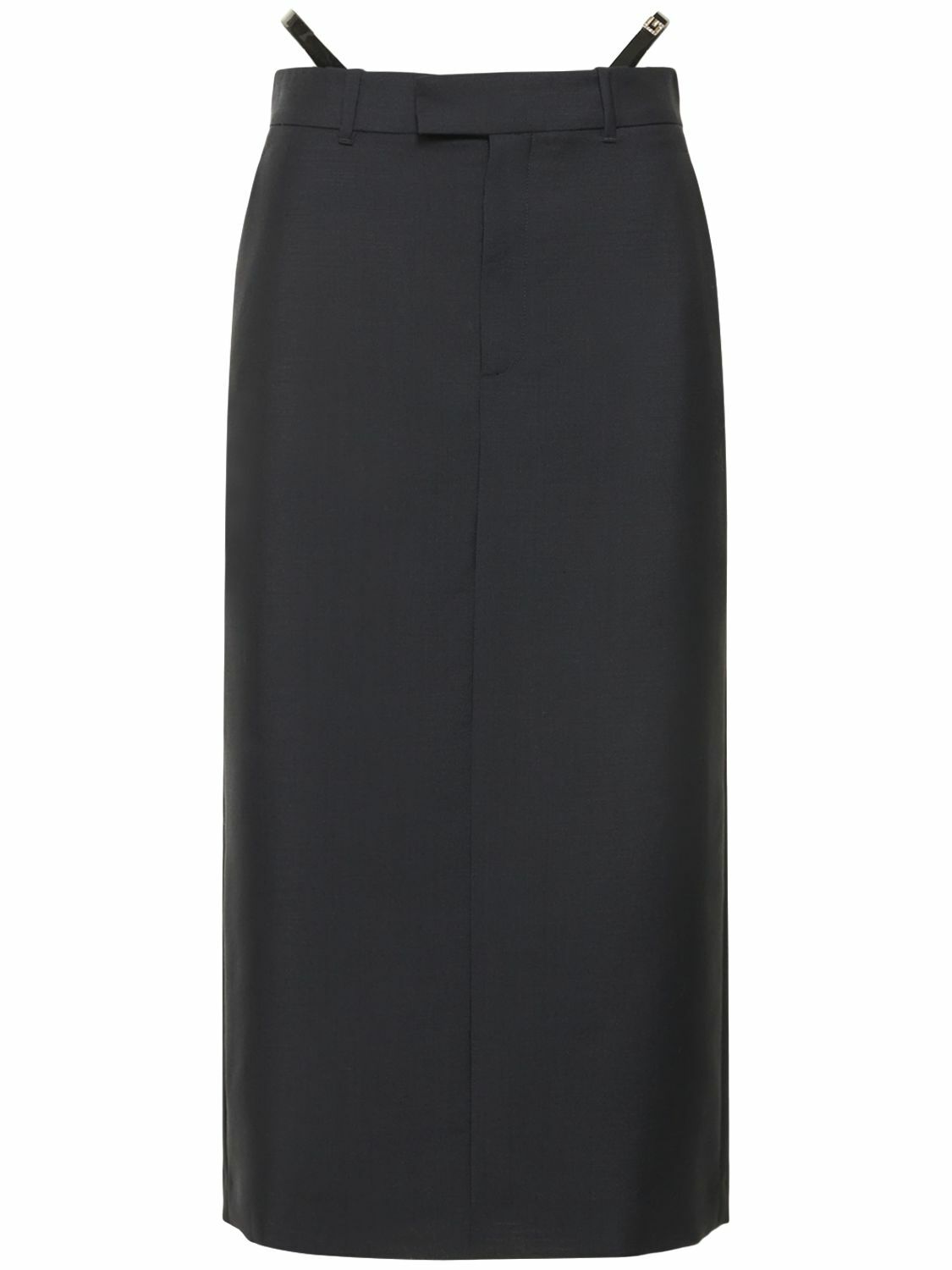 GUCCI - Wool Blend Pencil Skirt Gucci