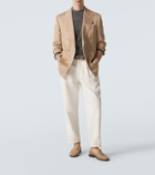 Brunello Cucinelli Woven leather loafers