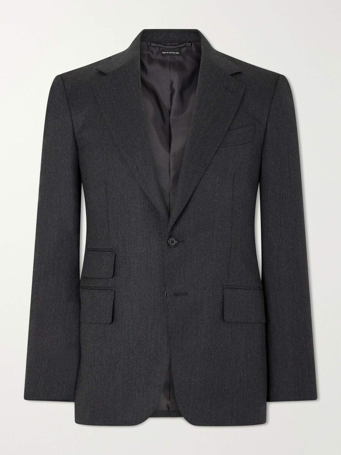 TOM FORD - Shelton Wool-Twill Suit Jacket - Gray