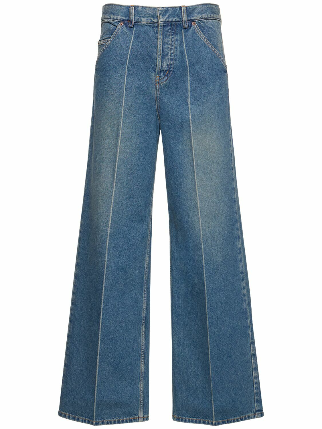 PETAR PETROV Denim Midrise Wide Leg Jeans Petar Petrov