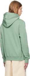 Lanvin Green Curb Lace Hoodie