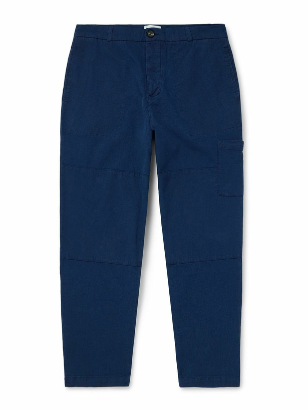 Photo: Oliver Spencer - Judo Straight-Leg Cotton Trousers - Blue