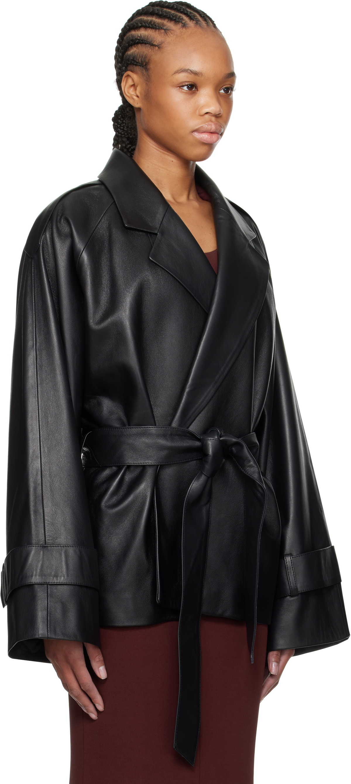 TOVE Black Zoya Leather Jacket
