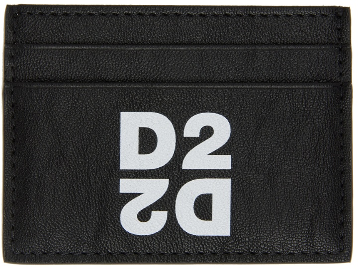 Photo: Dsquared2 Black Logo Card Holder