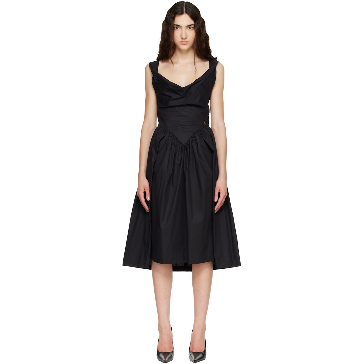 Vivienne Westwood Black Sunday Midi Dress