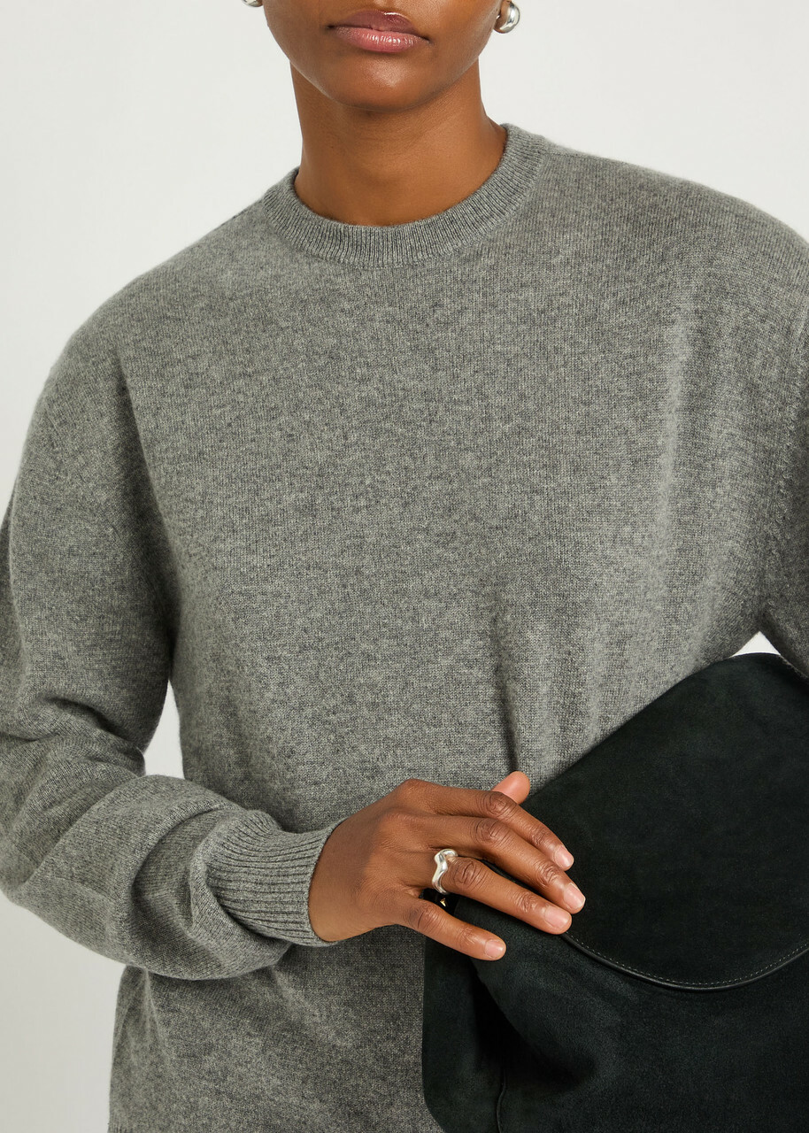 Toteme Classic Crew-neck Cashmere Jumper Grey