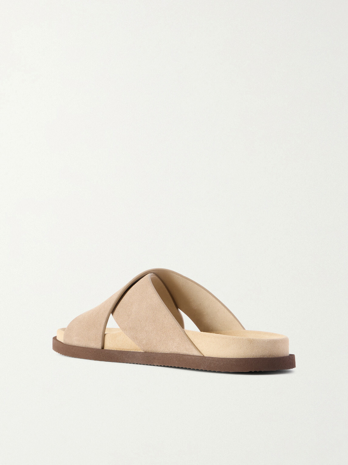 Brunello Cucinelli - Suede Slides - Brown