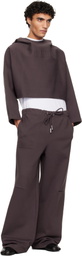 Jean Paul Gaultier Brown 'The Embossed Gaultier' Lounge Pants