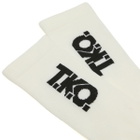 Pas Normal Studios Men's T.K.O. Thermal Wool Socks in White
