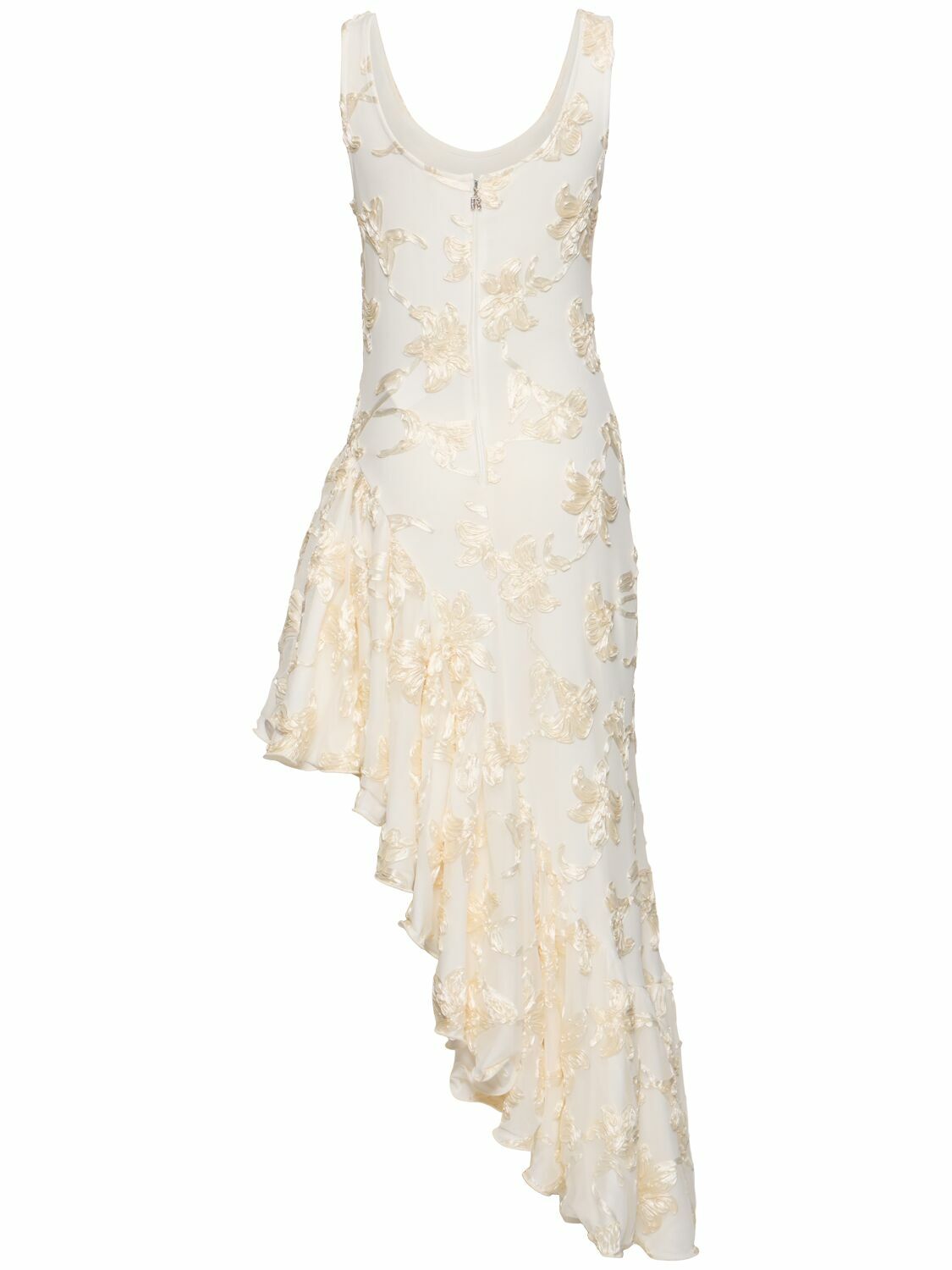ROTATE Tanmieka Asymmetric Lace Ruffled Dress ROTATE Birger Christensen ROTATE Tanmieka Asymmetric Lace Ruffled Dress ROTATE Birger Christensen
