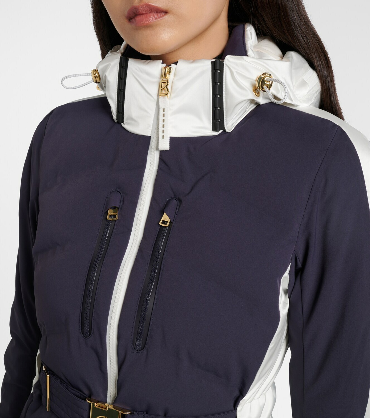 Bogner Kira belted hooded down ski jacket