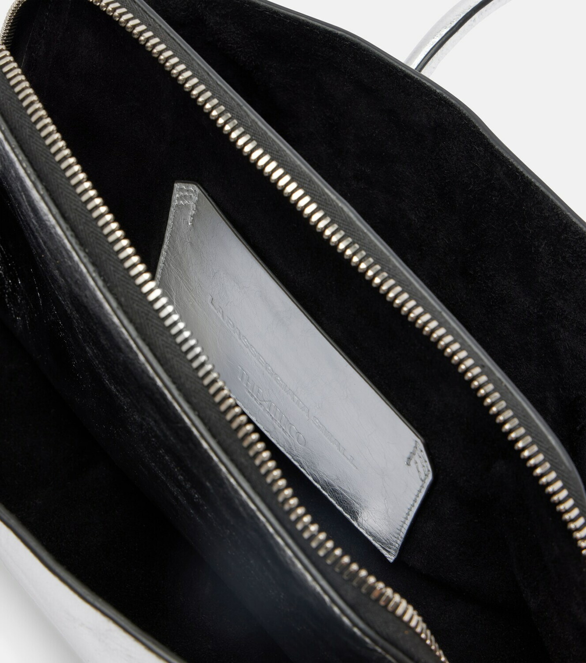 The Attico La Passeggiata Small leather tote bag