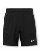 Nike Tennis - NikeCourt Advantage Straight-Leg Dri-FIT Shorts - Black