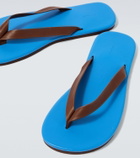 Auralee Leather thong sandals