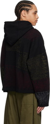 Glass Cypress SSENSE Exclusive Black BORO Hoodie