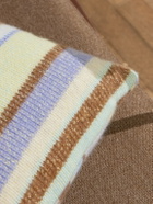 The Elder Statesman - Striped Cashmere Pillow