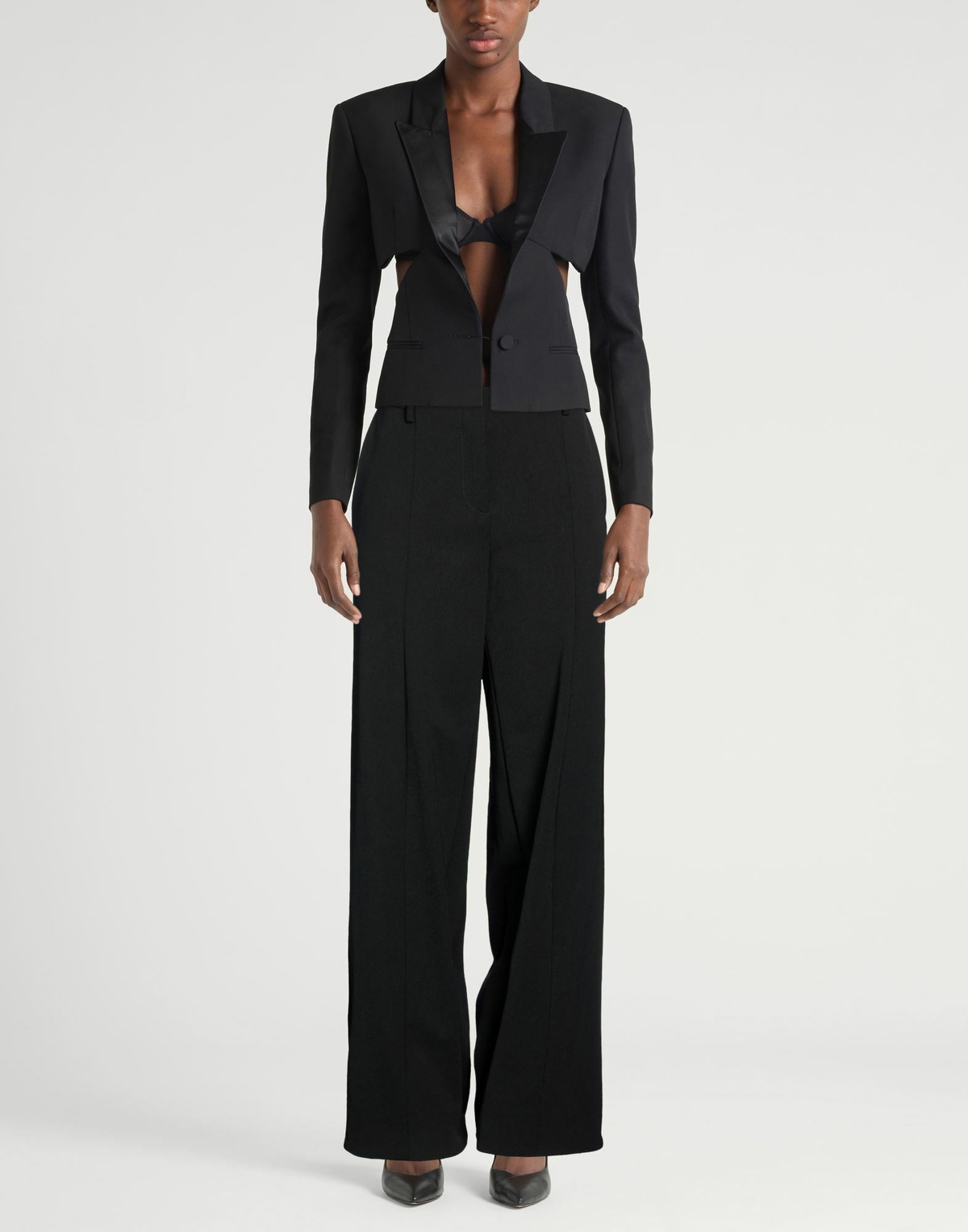 Jean Paul Gaultier Womens Pants in Black