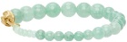 Completedworks SSENSE Exclusive Green Beaded Bracelet