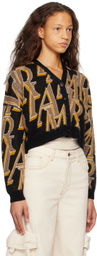 AMIRI Black Repeat Cardigan