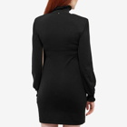 Sportmax Women's Leandro Long Sleeve Mini Dress in Black