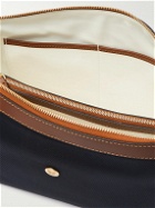 Mismo - Logo-Embellished Leather-Trimmed Canvas Wash Bag