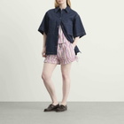 Damson Madder Women's Mafalda Frilly Tie Bloomer in Pink