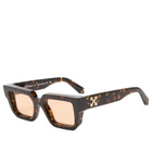 Off-White Sunglasses Off-White Silverstone Sunglasses in Havana/Camel 