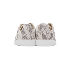 Maison Margiela Grey and White Snake Print Replica Sneakers