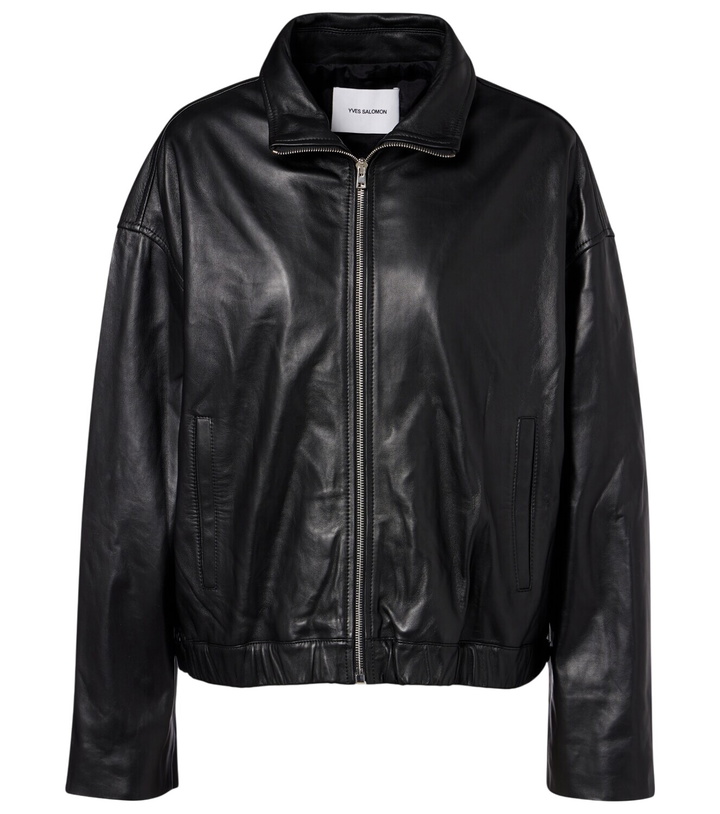 Photo: Yves Salomon Leather jacket