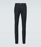 Saint Laurent - Skinny-fit coated jeans