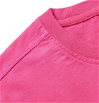 Pop Trading Company - Logo-Print Cotton-Jersey T-Shirt - Pink