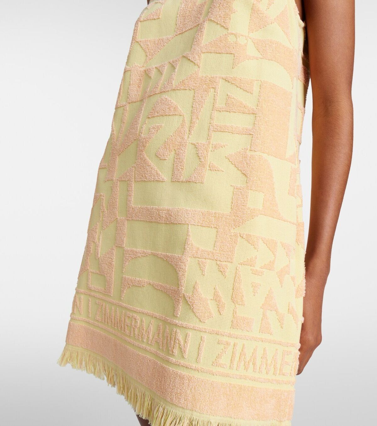Zimmermann Solstice Towelling cotton terry minidress