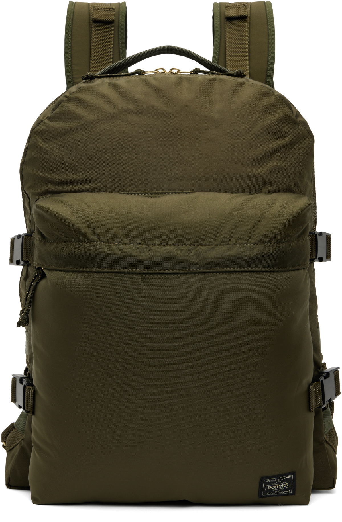PORTER - Yoshida & Co Khaki Force Daypack Backpack Porter