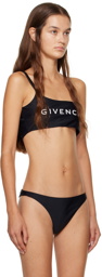 Givenchy Black Archetype Bikini Top