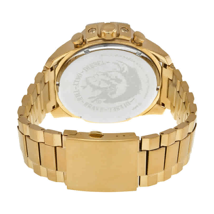 Diesel Mega Chief Chronograph Champagne Dial Mens Watch DZ4360