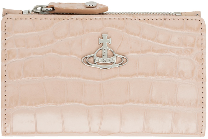 Photo: Vivienne Westwood Beige Crocodile Slim Card Holder