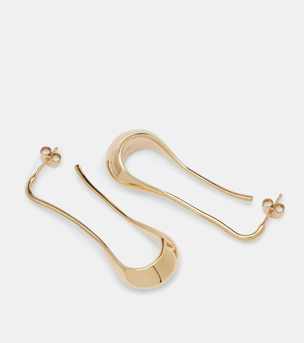 Lemaire Drop gold-plated earrings