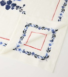 La DoubleJ Large floral linen tablecloth