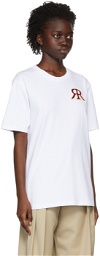 Rokh White Cotton T-Shirt