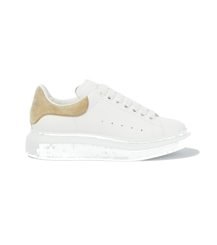 Photo: Alexander McQueen Oversized leather sneakers