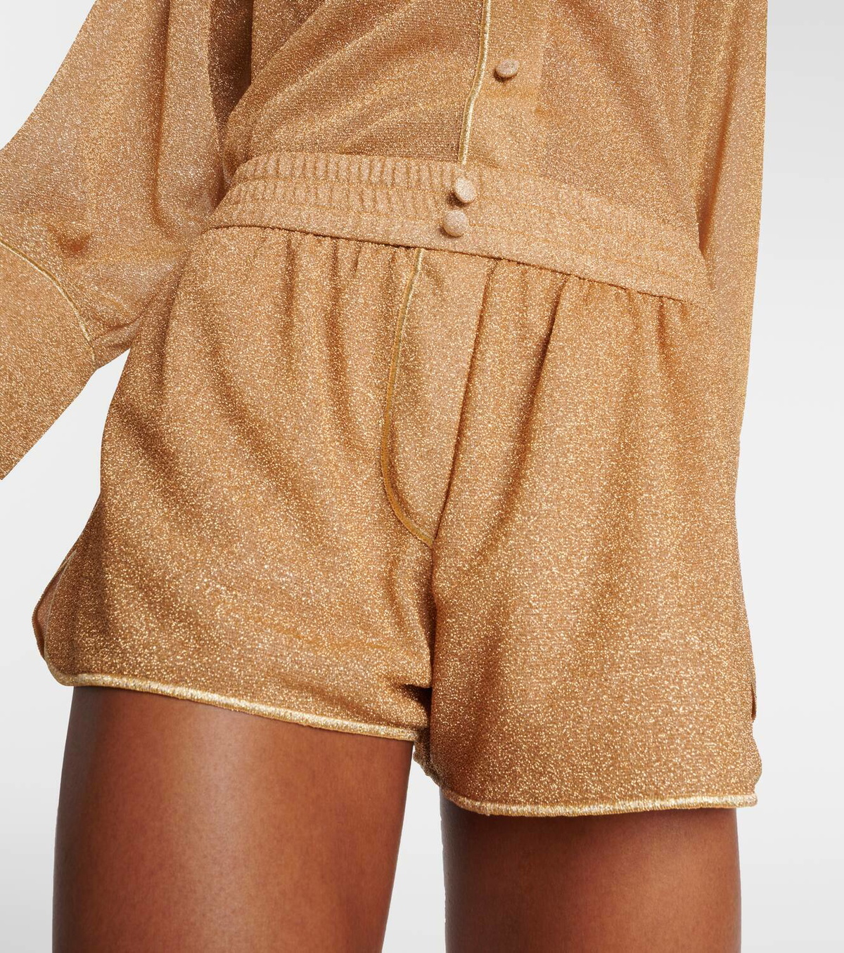 ショートパンツ OSEREE LUMIRE SHORTS IN LUREX Lumière Shorts