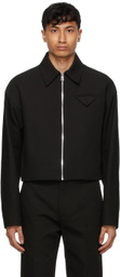 Bottega Veneta Black Cotton Jacket
