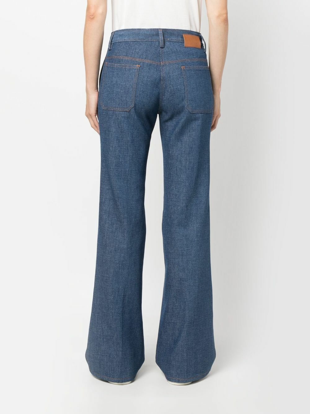 FORTE FORTE - High-waisted Bootcut Denim Jeans