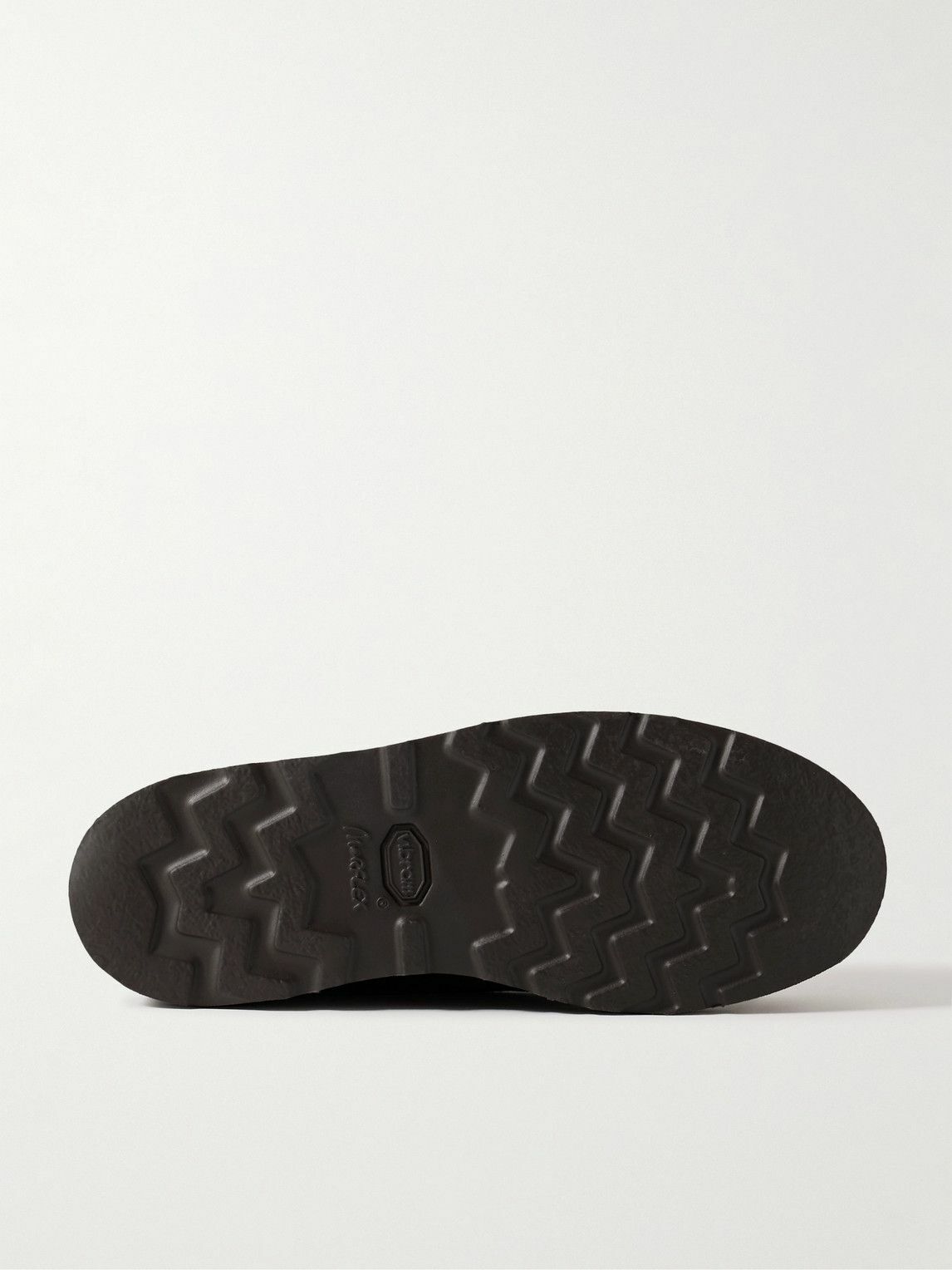 Yuketen - Leather-Trimmed Suede Boots - Brown