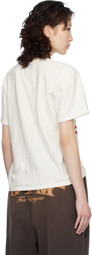 Rhude Off-White USA Flag Slub T-shirt