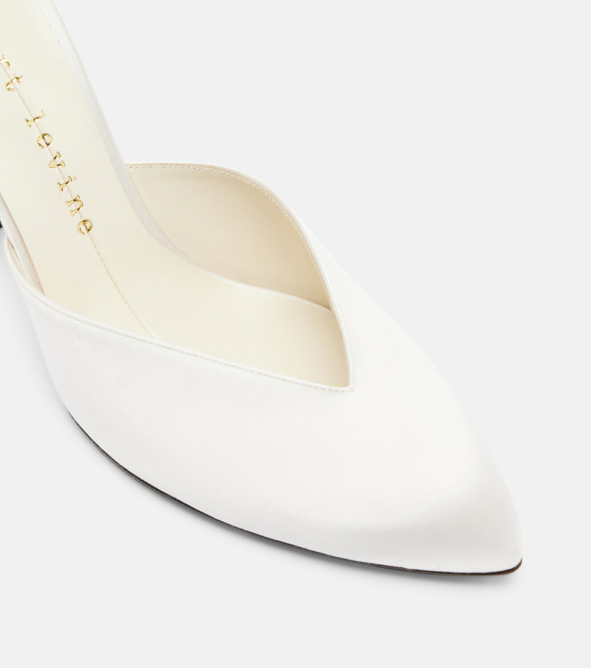 Herbert Levine Sitting Pretty satin mules