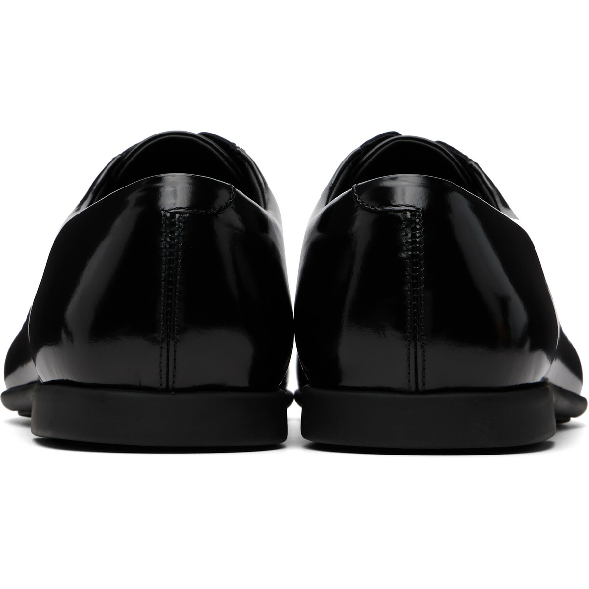 Jil Sander Black Lace-Up Oxfords