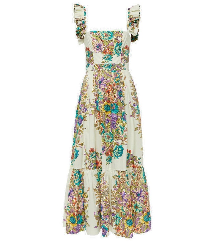 Photo: Etro Floral cotton poplin maxi dress