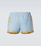 Versace Printed swim trunks